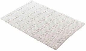 Tappetino da bagno bianco 50x80 cm Cleonis - douceur d'intérieur