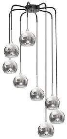 Lampadario GERD 8xGU10/8W/230V cromo lucido