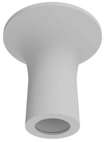 Plafoniera LED GU10 e GU5.3 in Gesso Pitturabile Rotonda Ø167x170mm Base GU10
