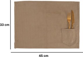 Tovaglietta in tessuto 33x45 cm Velmar – Tiseco Home Studio