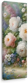 Quadro su tela – Armonia floreale in toni pastello