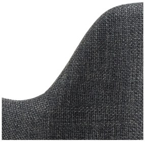 Set di sedie da pranzo color antracite in imbottito 2 pz Ilsa – Actona