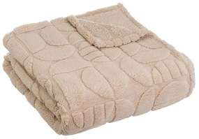 Coperta marrone chiaro in micropile 130x160 cm Mid Century – Casa Selección