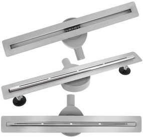 Canalina di scarico Rea FILO Nickel Brush 70