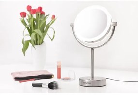 Sencor - Specchio cosmetico con retroilluminazione a LED LED/5W/230V acciaio inossidabile