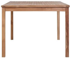 Tavolo da giardino 200x100x77 cm in legno massello di teak