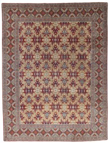 Kashan Tappeto 320 x 420 Rosso (Iran) Annodato A Mano