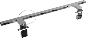 Lampada LED da Specchio 78cm 14W Cromata IP44 Tripla Installazione Colore Bianco Naturale 4.000K