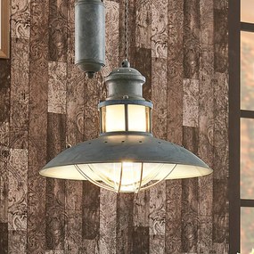 Lampada a sospensione Louisanne Lindby, dimmerabile, Alluminio / Grigio / Zincato, Cucina, Metallo, Industriale, Lampada a sospensione
