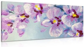 Quadro su tela – Fiori viola romantici