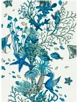 Clarke & Clarke Carta da parati Seaforest - Blue