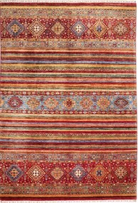 Samarkand Tappeto orientale 300 x 210 Rosso (Pakistan) Annodato A Mano