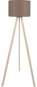Lampada da terra AYD 1xE27/40W/230V marrone/beige