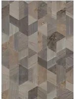 Geometrische Holztapete Formation von Arte - 38200