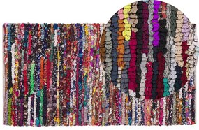 Tappeto rettangolare multicolore 80 x 150 cm BAFRA Beliani