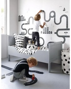 Fotomurale ESTA Disegno strada, bianco e nero 139X280 cm