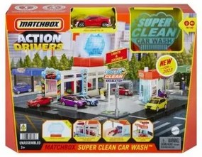 Playset di Veicoli Matchbox Action Drivers Super Clean Car Wash