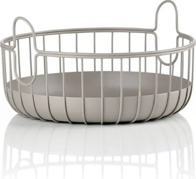 Cestino in metallo ø 22x8 cm Inu - Zone