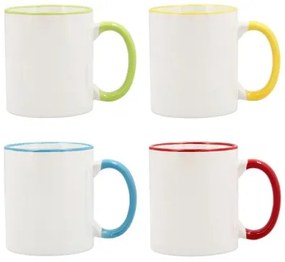 Tazza Mug Quid Bodega Ceramica Multicolore (330 ml) (Pack 12x)