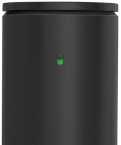 Dispenser di sapone in acciaio touchless nero opaco da 414 ml - simplehuman