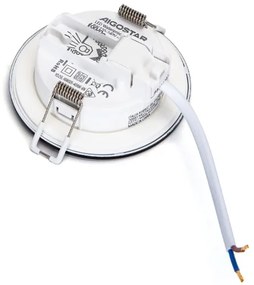 Aigostar - Lampada LED da incasso per bagni LED/4,8W/230V 3000K nero IP65