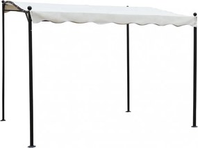 Gazebo Pergola 3x2,5 m in Acciaio Antracite...