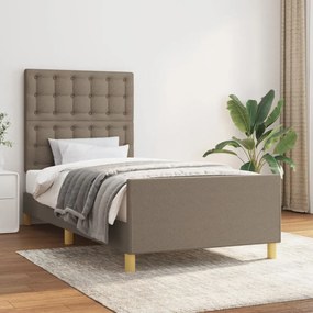 Giroletto Senza Materasso Tortora 100x200 Cm İn Tessuto /