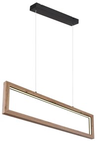 Globo 67287H - Lampada a sospensione con cavo MANDERA LED/24W/230V, marrone