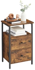 Comodino ARIN marrone/nero