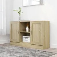 Credenza Rovere Sonoma 120x30,5x70 cm in Truciolato 802780