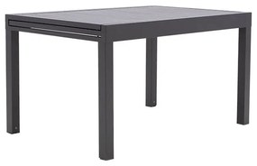 Tavolo da giardino allungabile Lyra II NATERIAL in alluminio grigio per 8 persone 135/270x90cm