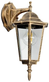 Applique da esterno  1xE27/60W/230V IP44 dorata