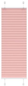 Tenda Plissettata Rosa 45x100 Cm Larghezza Tessuto 44,4 Cm /