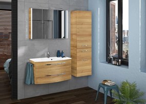 Mobile sottolavabo e lavabo Imagine per vasca centrale quercia L 90 x H 48 x P 48 cm 2 cassetti