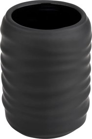 Portaspazzolino nero opaco in ceramica Illana – Wenko
