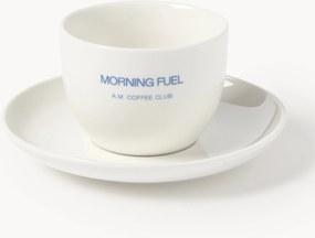 Tazza da caffè con piattino Morning Fuel