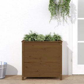 Fioriera Da Giardino Ambra 82,5x40x78 Cm Legno Massello Di Pino /