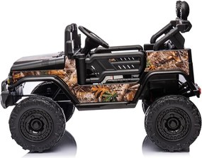 Macchina Elettrica per Bambini Fuoristrada Toyota Fj Cruiser 12V Telecomando Ruote in Gomma e Sedile in Pelle Nero e Mimetico...