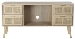 Mobile TV DKD Home Decor Multicolore Naturale Legno di paulownia Legno MDF 120 x 42 x 60 cm