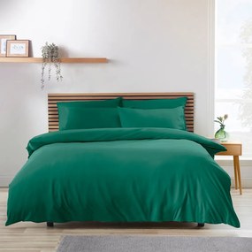 Biancheria da letto verde scuro in microfibra per letto matrimoniale 200x200 cm So Soft Easy Iron – Catherine Lansfield