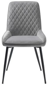 Sedia da pranzo grigia Milton - Unique Furniture