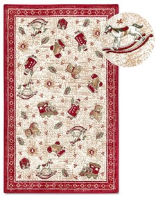 Tappeto rosso natalizio in cotone 50x80 cm Toy's Delight Red Christmas - Villeroy&amp;Boch