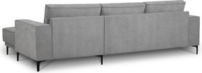Divano angolare grigio (con penisola a destra/con chaise lounge) Copenhagen – Scandic