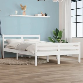 Giroletto Bianco İn Legno Massello 140x200 Cm /