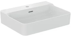 Ideal Standard Conca Lavabo Rettangolare Da Appoggio 60x45 Cm 1 Fori Bianco Seta