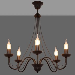 Lampadario a sospensione con filo MALBO II 5xE14/10W/230V