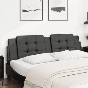 Cuscino Testiera Nero 180 Cm İn Similpelle /