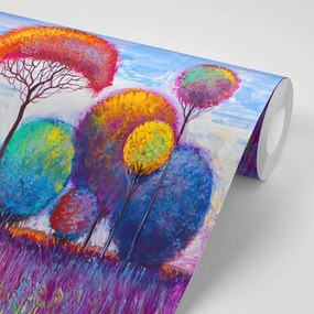 Carta da parati – Bosco autunnale