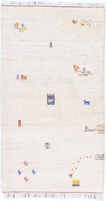 Gabbeh Tappeto orientale 90 x 160 (Indian) Annodato A Mano