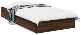Giroletto cassetti rovere marrone 75x190 cm legno multistrato